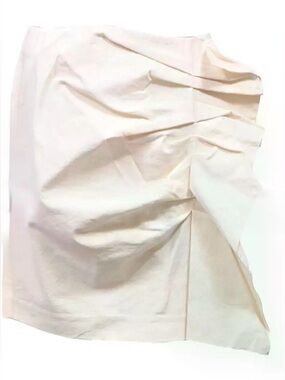 Isabel Marant Cream Ruched Pencil Skirt